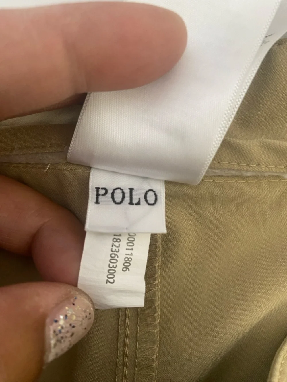 Polo Ralph Lauren Khaki Golf Shorts 44B Stretch Flat‎ Front Mens Performace Wear
